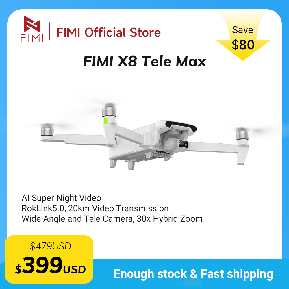 Drone Camera Wide Angle - FIMI X8 Tele Max Yeni Drone