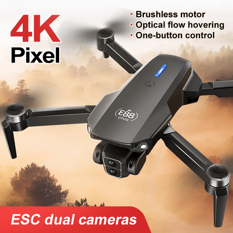 Yeni E88 Plus Quadcopter Drone - Drone Camera 4K incelemesi ve fiyatı